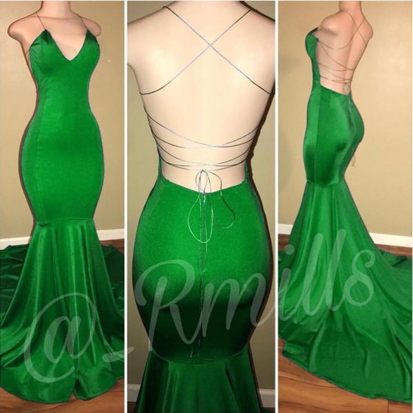 

prom evening party mermaid dress, Black