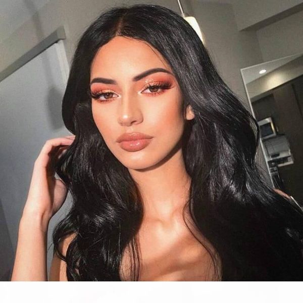 

virgin hair 4x4 lace closure wig body wave wigs preplucked with baby hair brazilian indian malaysian hair wigs, Black;brown