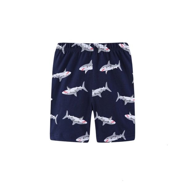 

wear summer pajamas shark home boy's printed short sve + shorts children's suit 344e, Blue;red