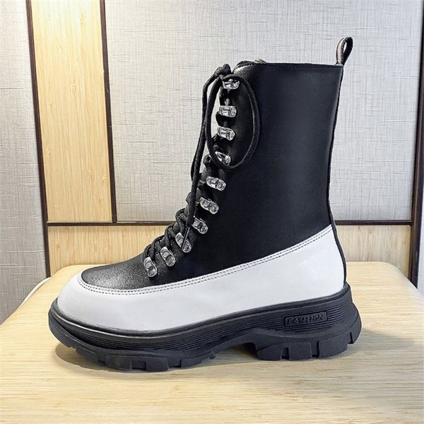 

2021 new women high-quality leather autumn fashion rentals even to non-slip comfortable warm boots 0ktw, Black