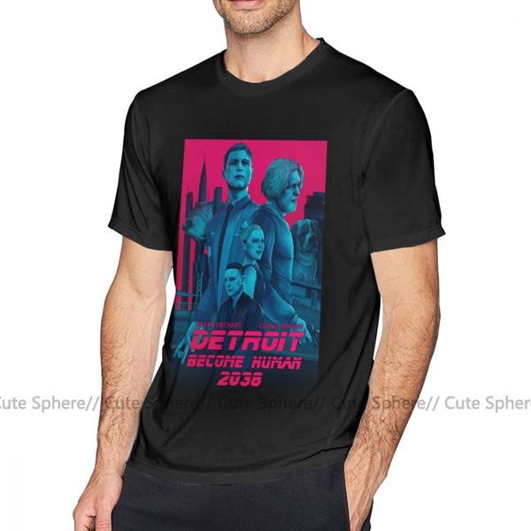 

detroit стать human detroit стать human 2038 печать короткие рукава лето xxx man tshirt спорт толстовка с капюшоном толстовка мужчины теннис