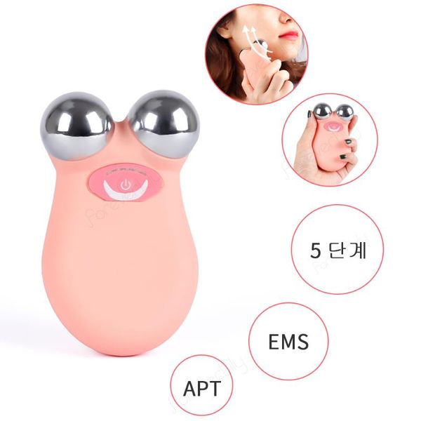 

electric massagers protable mini microcurrent face lift machine skin tightening rejuvenation wrinkle remover device facial beauty massager h