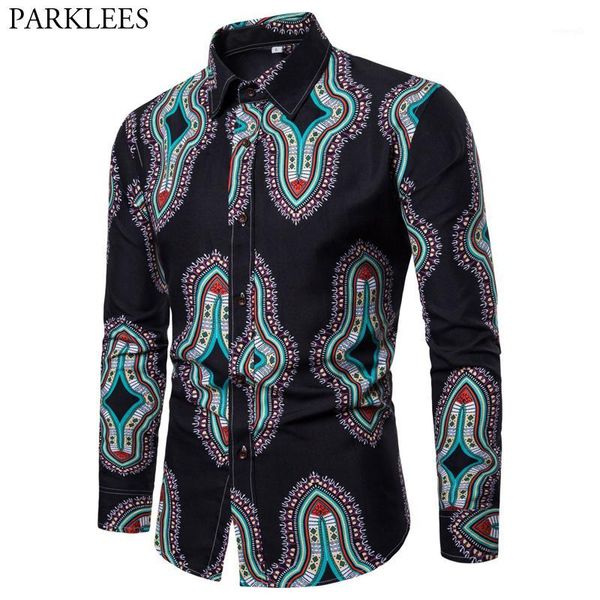 

new black african dashiki slim fit shirt men 2020 casual long sleeve hip hop streetwear shirt male african clothes chemise 2xl1, White;black