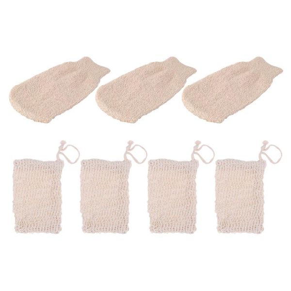 

7pcs soap mesh bag practical soft reusable soap mesh pouch bubble foam net face washing gloves for shower bath daily use jllgfi yeah2010