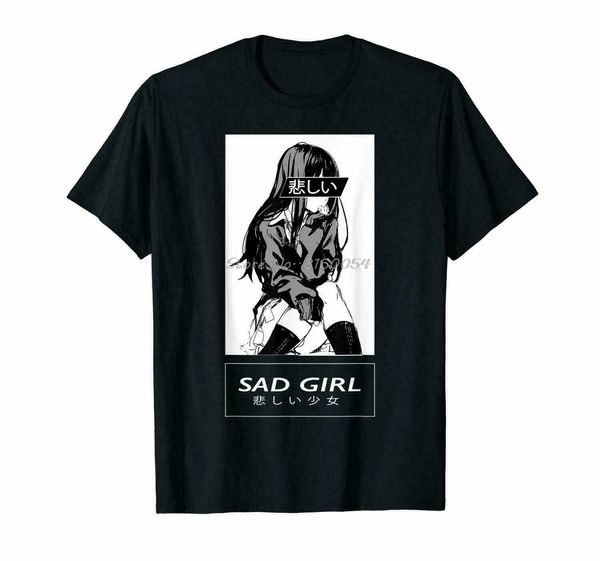 

sad girl anime , nu goth, senpai, hentai, ahegao t-shirt gift tee men o-neck tshirt anime tees harajuku sport hooded sweatshirt hoodie