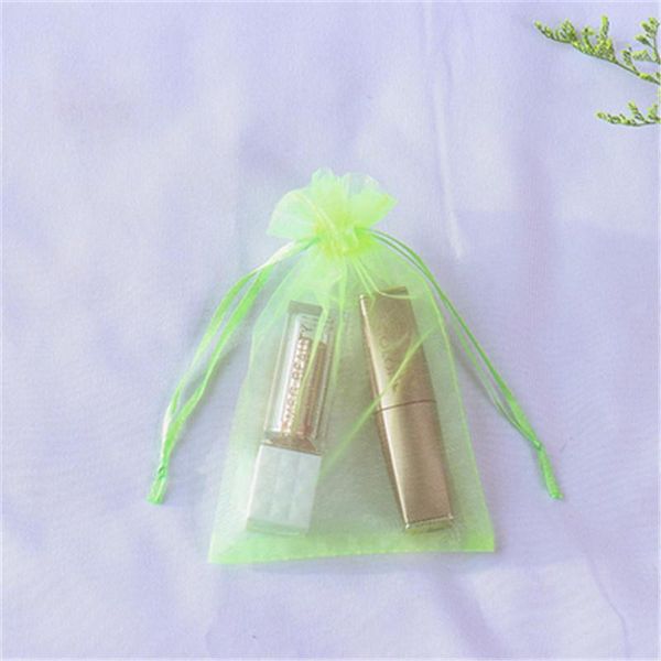 

50pcs organza bags delicate solid bags cute 7x9cm 9x12cm 10x15cm 13x18cm custom logo jewelry kids candy package design bbyqjt