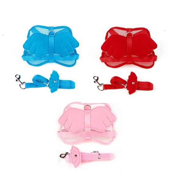 

pet harness adjustable leash angle wing rabbit rabbit ferret pig harness leash lead strap nylon cute for small pet