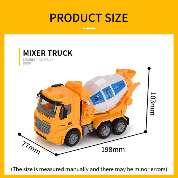 

mini engineer mixer car mini construction vehicle small truck toy baby early education toy kid baby gift