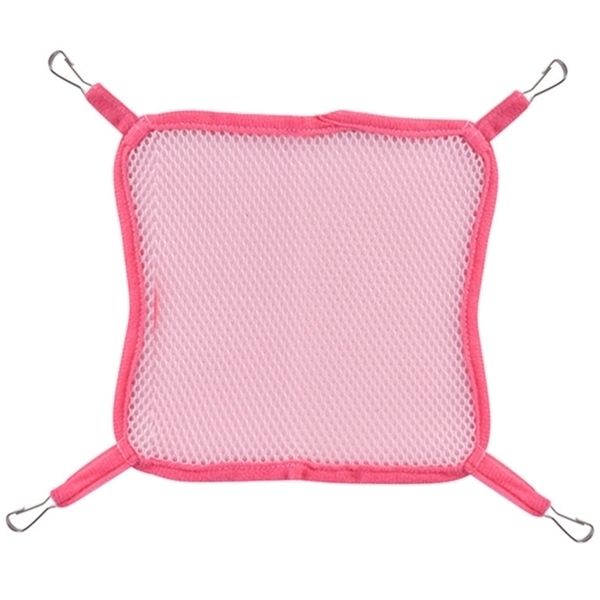 

summer outdoor 17.5*17.5cm small cute pet square home breathable mesh hammocks 6 colors squirrel hammock dh1062 t03
