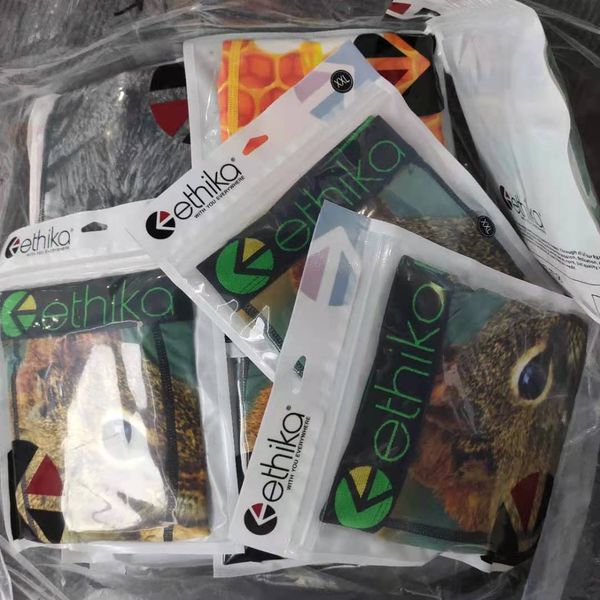 

ethika boxers technical underwear graffiti women men fitness quick dry cotton boxer sport short boxer underpants 872