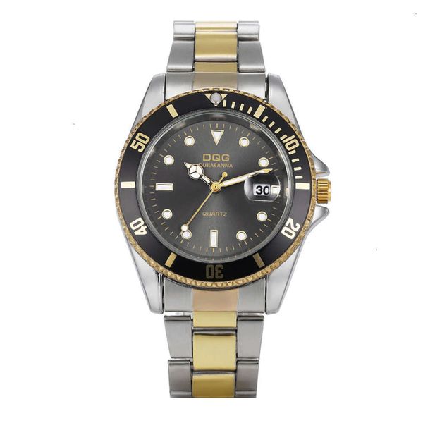 

classic band men's watch steel shuigui non mechanical watch customized gift calendar watch 8rf8, Slivery;brown