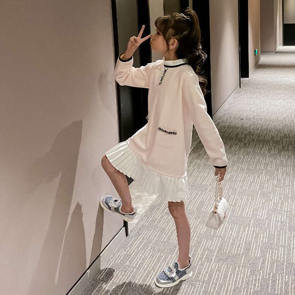 

skirt 2021 and autumn new girl's zhongda korean sle little fragrance children's spring princs drs n514u5mk, Red;yellow