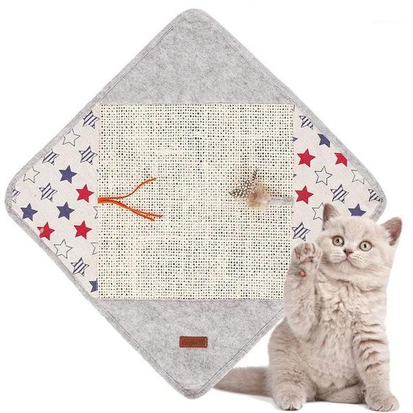 

cat scratching mat nature toys blanket sisal cat scratcher sofa carpet for cats1