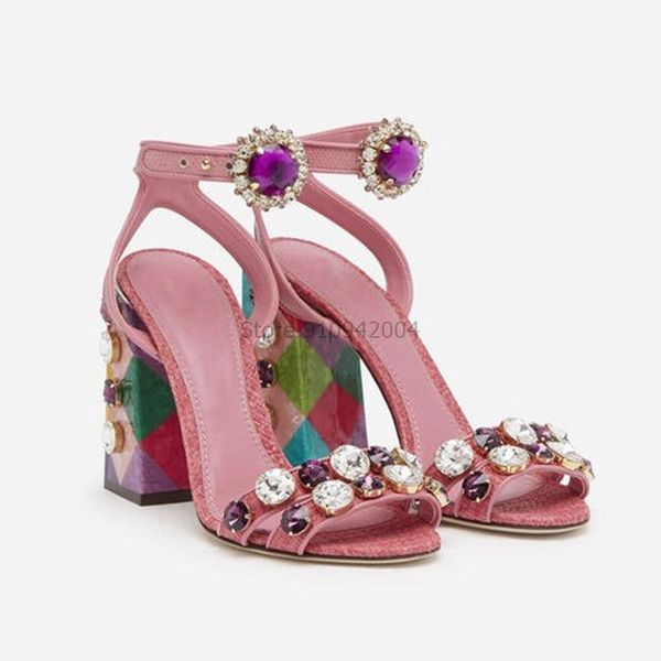 

chunky high heels sandals peep toe pearl woman sweet style sandals girls pink prom dress shoes1, Black