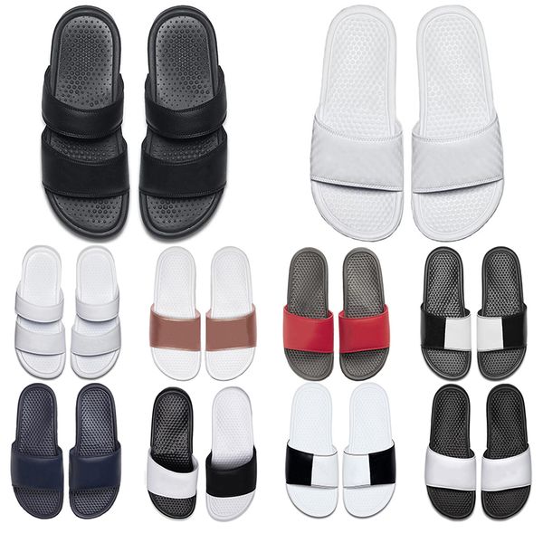 

new slipper loafer navy blue men women slide casual sandal slippers loafers slides mens womens sandals trainers sneakers 36-45, Black