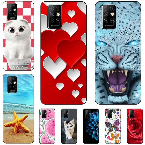 

sewq8i x683 6.78 inch cartoon animal cat case, infinix note 8, note8ivtrvgt