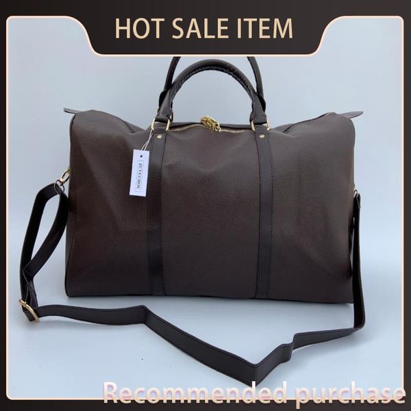 

54cm capacity on duffel bags shoulder lock quality men lock, travel bags carry luggage women large rivet bottom with sale nkkpb