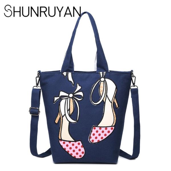 

shunruyan повседневный стиль женская обувь pattern сумки плеча мода заплатки crossbody сумка холст сумочка женская тотализаторы