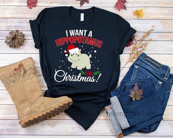 

funny christmas tshirt i want a hippopotamus for christmas t shirt funny christmas shirt for and women sport hooded sweatshirt hoodie