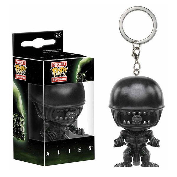 

funko pop alien keychain doll alien war predator pendant hand-made peripheral pocket