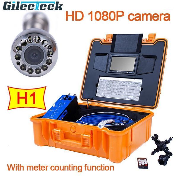 

cameras dhl wall pipeline inspection camera h1 7inch endoscope borescope drain sewer systemvideo record industrial equipment1