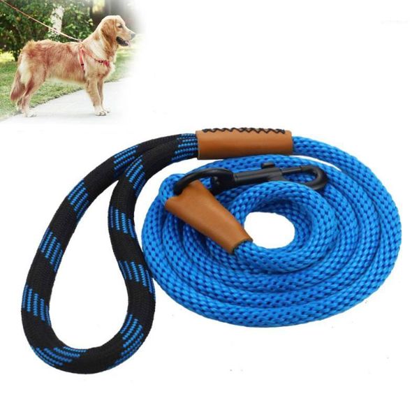 

dog collars & leashes nylon leash pet supplies medium large dogs outdoor walking long training 1.8m/3m/5m length1