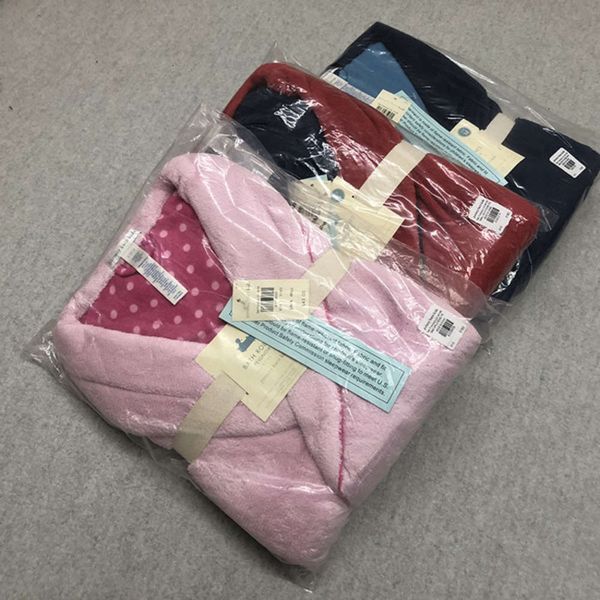 

comfortable boys bathrob for soft girls and m9ys, Blue;red