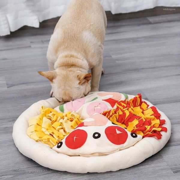 

kennels & pens pet dog sniffing mat felt cloth find training blanket play toys for relieve stress puzzle pad1