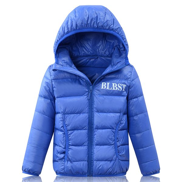 

short style boys girls children's lightweight down jacket autumn and winter clothing 2020 trend warm middle, Blue;gray