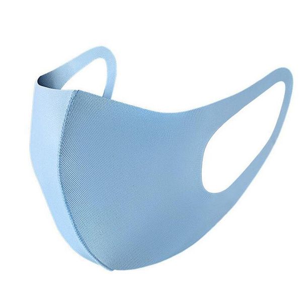 

factorycpn9anti dust mask black ice blue face mouth face cover pm2.5 respirator washable reusable ice silk cotton masks child