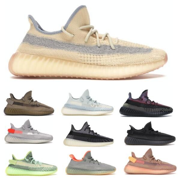 

scarpe kanye west linen cloud white carbon zyon cinder earth citrin clay glow static hyperspace desert sage men women running shoes sneakers