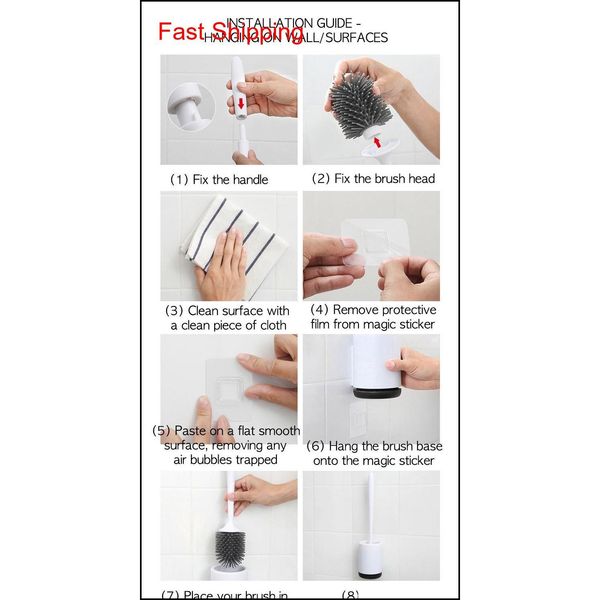 

tpr rubber toilet brush reusable for up to 100000 times bathroom c qylmij bdenet