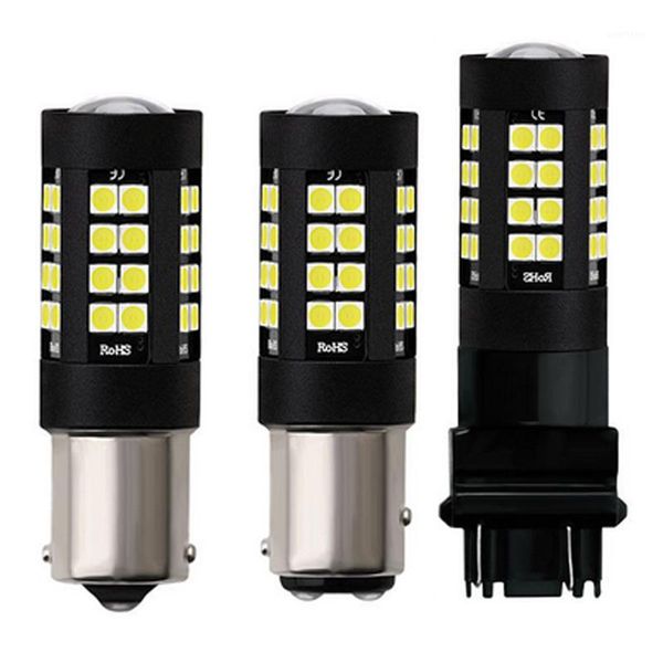 

2pcs 1156 ba15s 1157 bay15d t25 3157 car led turn signal light brake lamp reverse lights bulb 44smd 3030 12v1
