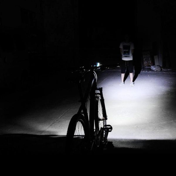 

bike lights a124 usb rechargeable super bright headlight front light mtb night riding accessories