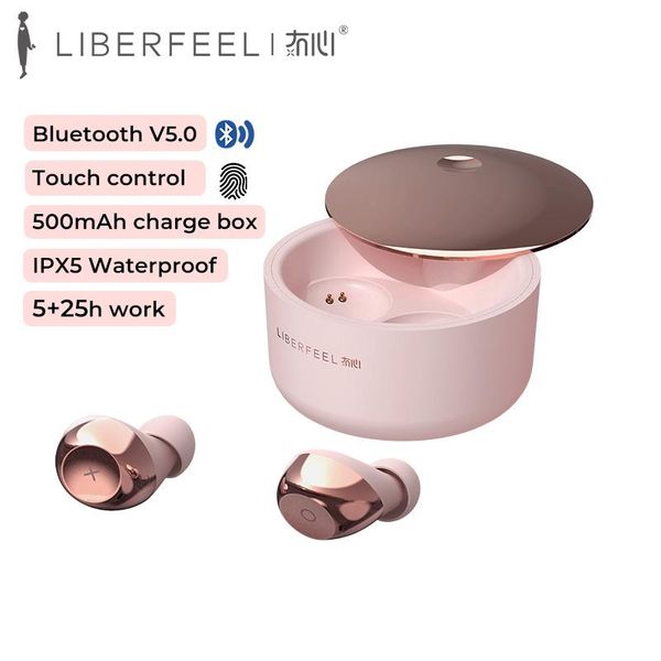 

liberfeel maoxin s1 wireless earphone bluetooth 5.0 earbuds blackpods ipx5 waterproof earphone with mics for all smart phone