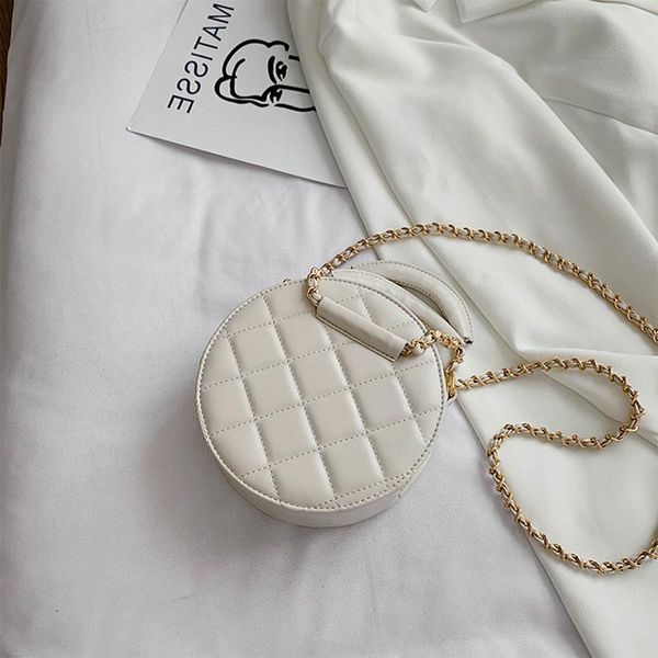 

shoulder bags 2021 fashion women's leather bag autumn versatile messenger texture chain