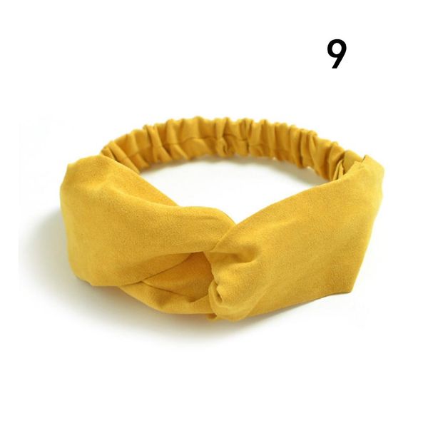 

women suede headband bohemian vintage cross knot elastic hairband girls hair accessories hair band floral solid knotted headwear q bbyvlq