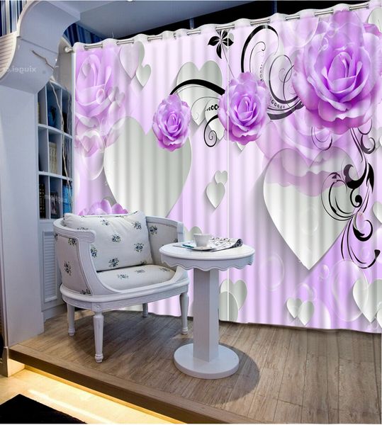 

custom stereoscopic luxury for living room rose kitchen window curtains butterfly curtain