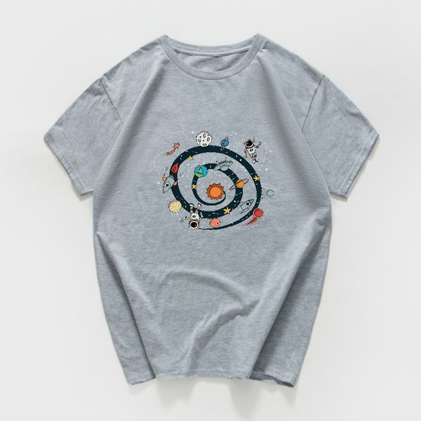 

sport cosmic ecology sarcastic graphic novelty funny t shirt astronaut rocket space print streetwear galaxy biology men clothes