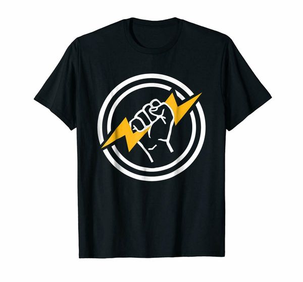 

black electrician flash t-shirt men's s-3xl us 100% cotton cool tee shirt sport hooded sweatshirt hoodie