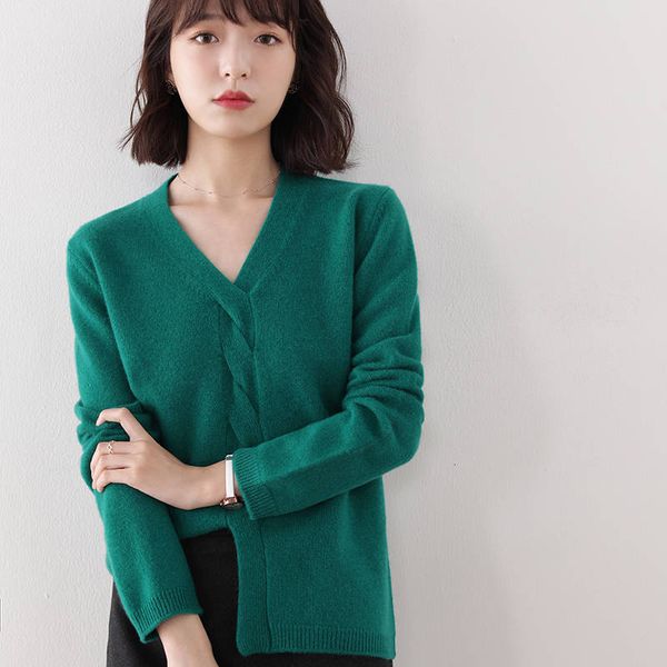 

2021 100% pure wool knitted or crocheted for women in soft ladies 3 colours crooked sweaters lopx, White;black