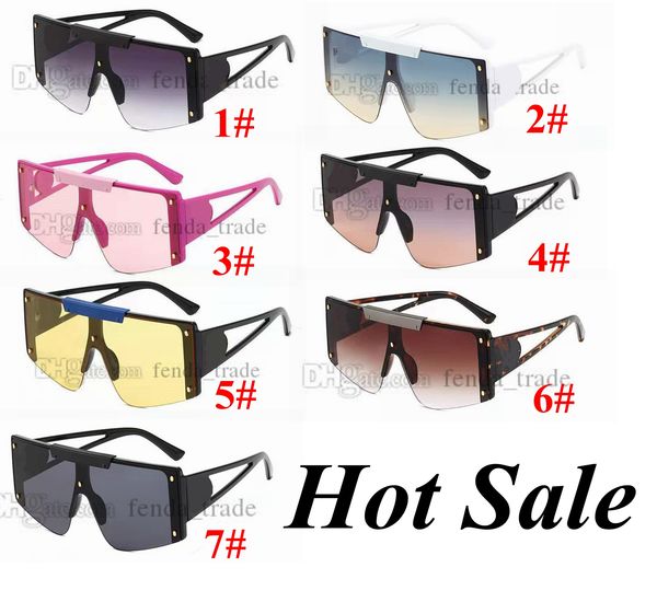 

big frame vintage classical new fashion designer fashion sunglasses women men frame sun glasses lady summer 7 colors 10pcs, White;black