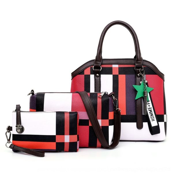 

осенью ph7tg женщин и зима новый crossbody портативный мешок плеча женщин модное ведро 2020 мешок набор осень зима трехсекционный новый чет