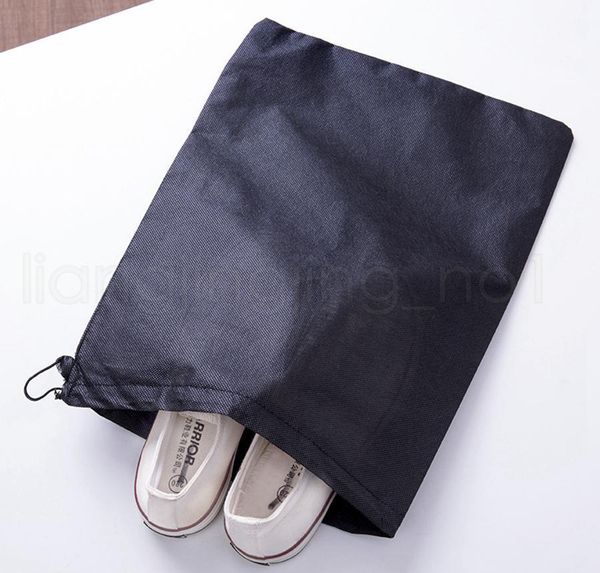

storage bag non woven reusable shoe cover with drawstring case breathable dust proof sundries package ho sqcmya wphome