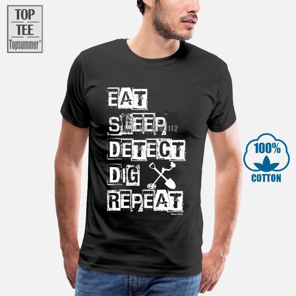 

ешьте sleep detect dig repeat тенниска дамы unisex металлоискатель печати t мужская рубашка с коротким рукавом harajuku tops спорта с капюшо