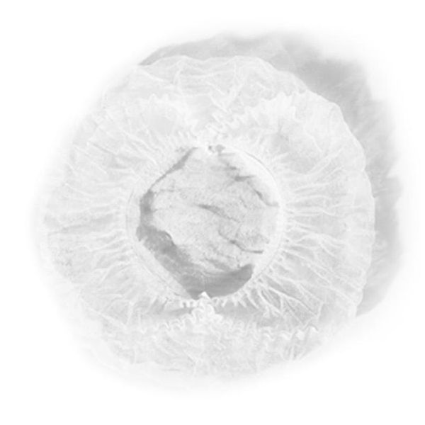 

100pcs/set disposable bouffant caps hair head cover net for eyelash extension spun bonded hair salon bathroom jllthg, Silver
