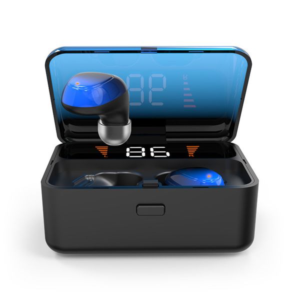 

01 special bluetooth headset wirels in ear stereo noise reduction digital display touch control