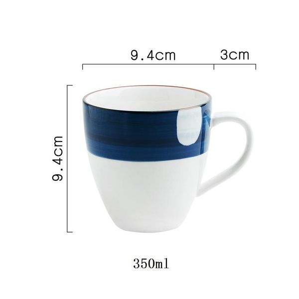 

chanshova 350ml modern style ceramic cup chinese porcelain coffee handle cup personality milk tea cup water h322 bbykye packing2010