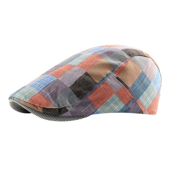 

cotton flat sun visor caps beret newsboy ivy cabbie hat casual dress style gorro streetwear casquette sombrero mujer, Blue;gray