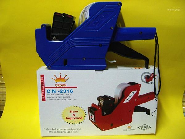 

[ eagle ] blue cn-2316 10 digits 2 lines price tag gun label pricing labeler tagging